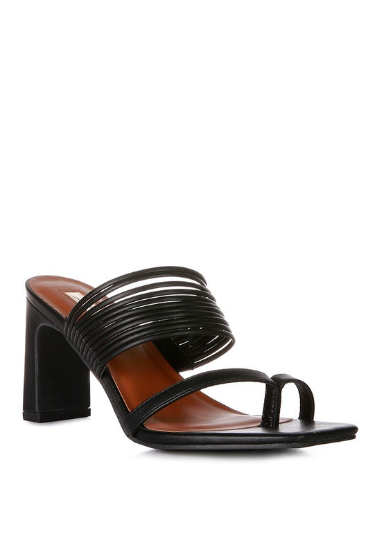 Mid Block Heel Sandals