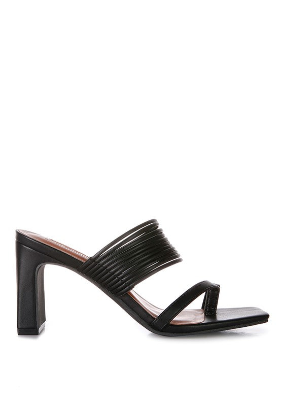 Mid Block Heel Sandals