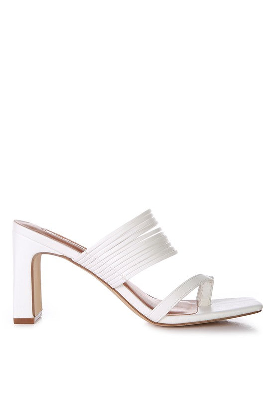 Mid Block Heel Sandals
