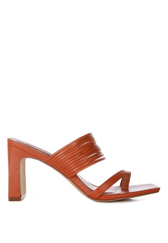 Mid Block Heel Sandals