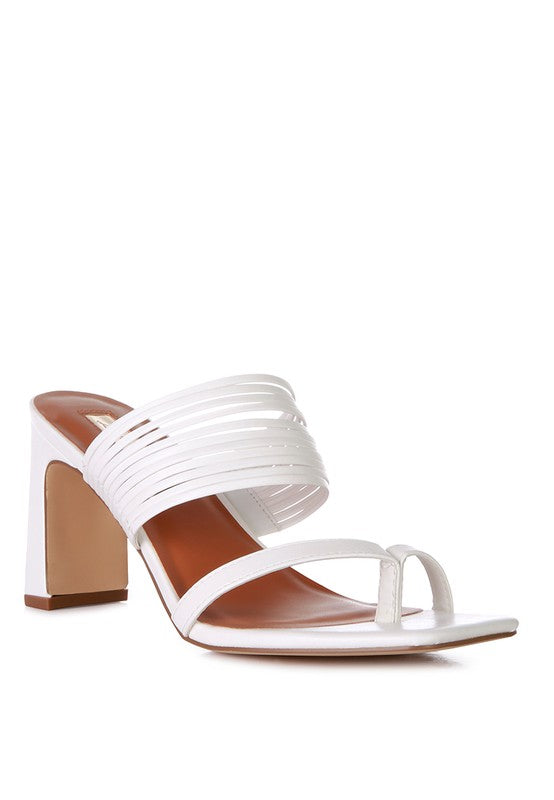 Mid Block Heel Sandals
