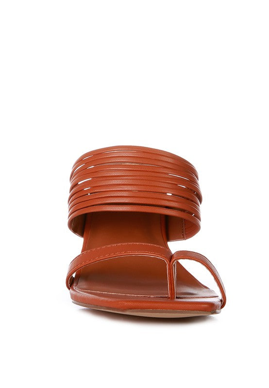 Mid Block Heel Sandals