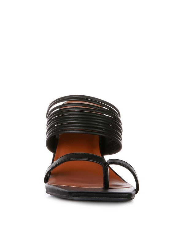 Mid Block Heel Sandals
