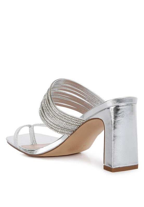 Mid Block Heel Sandals