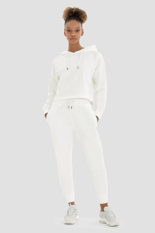 Lexa Carrot Cut Cream Jogger
