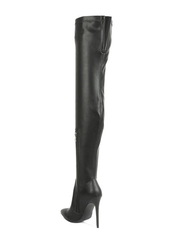 Gush Over Knee High Heel Boots