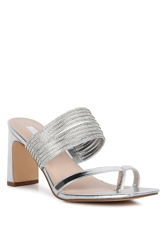 Mid Block Heel Sandals