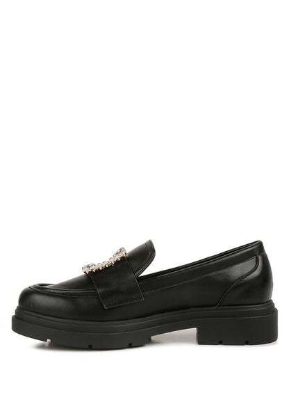 Bossi Loafers With Buckle Embellishment